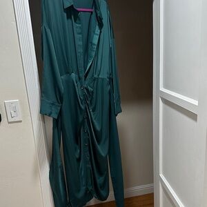 Elegant Green Women's Dress